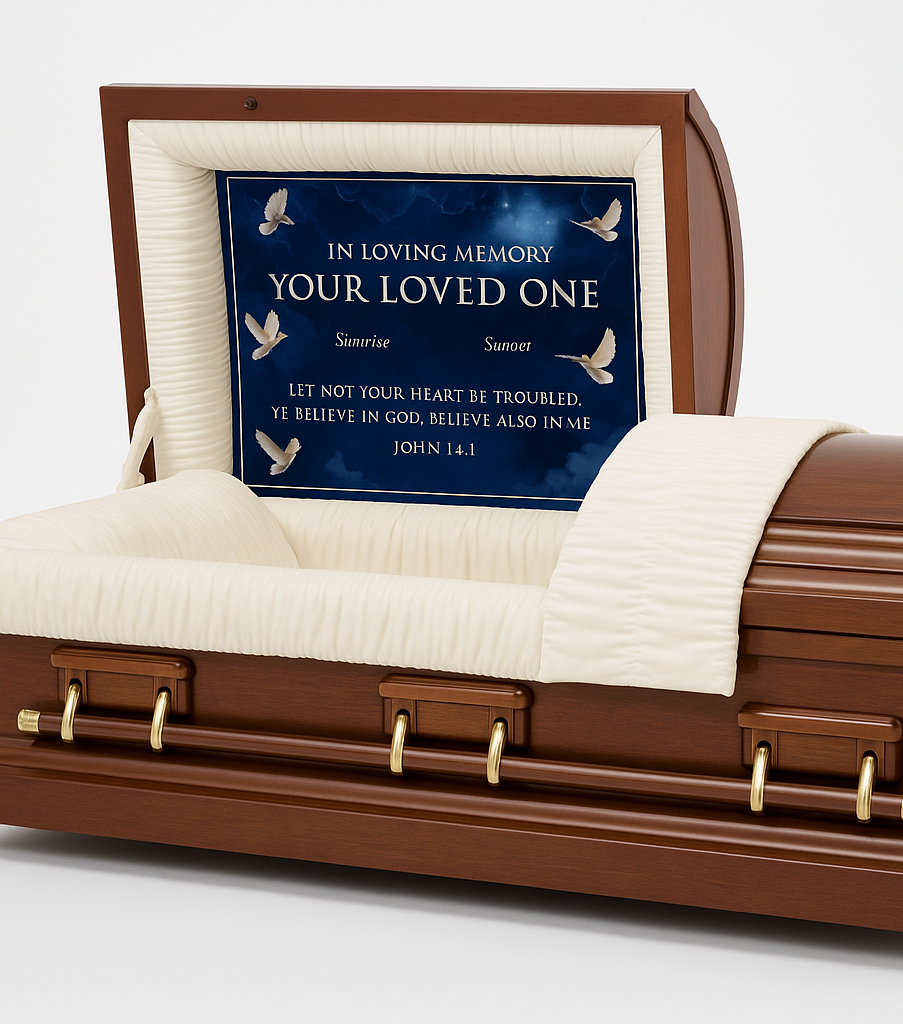 Half - Custom Casket Panel Insert